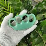 Compact and Stylish G10 Water Green Knuckle Duster for Personal Defense - Image 3