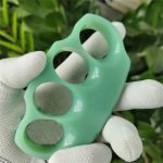 Compact and Stylish G10 Water Green Knuckle Duster for Personal Defense