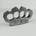 Solid Core Steel Knuckle Duster Defense Tool