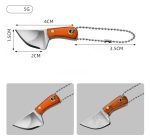 Tiny Hatchet Blade Pendant Key Tool  - Image 5