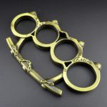 Mini Knuckle Duster with Four-Finger Protection