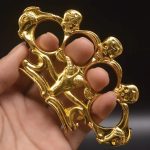 Four-Finger Defense Guard with Sheep Skull Knuckle Duster - Imagen 3