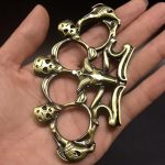Four-Finger Defense Guard with Sheep Skull Knuckle Duster - Imagen 8