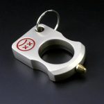 Brass Spiked Knuckle Duster with Smiley Design for Personal Defense