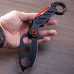 Knuckle Duster Folding Knife with Strong Steel Blade – Bild 6