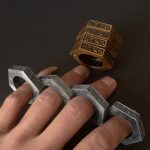 Steel Knuckle Guard Ring that Collapses for Convenient Carry - Image 9
