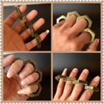 Steel Knuckle Guard Ring that Collapses for Convenient Carry - Image 14
