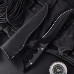 Heavy Duty Knuckle Fixed Blade Knife for Outdoor Defense and Adventure