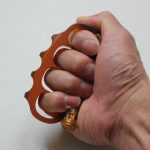 Oversized Amber Pea Knuckle Duster Safety Companion - Image 3
