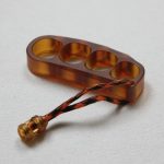 Oversized Amber Pea Knuckle Duster Safety Companion - Image 5