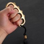 Large Solid Brass Pea Knuckle Duster Tool for Self-Defense and Safety - Image 4