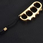 Large Solid Brass Pea Knuckle Duster Tool for Self-Defense and Safety - Image 2