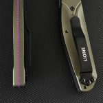 Liome Aluminum Handle Folding Blade Knife for Outdoor Hunting and Defense - Image 15
