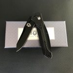 Liome Carbon Fiber Grip Folding Knife for Outdoor Adventures and Defense - Image 4