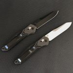 Liome Carbon Fiber Grip Folding Knife for Outdoor Adventures and Defense - Image 5
