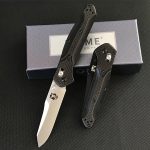 Liome Carbon Fiber Grip Folding Knife for Outdoor Adventures and Defense - Image 12