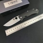 Liome Titanium Grip D2 Steel Blade Camping Knife – Bild 5