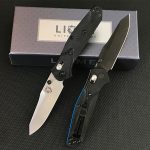Liome Dual Color G10 Folding Knife for Outdoor Use