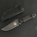 Liome Outdoor Knife with Carbon Fiber and G10 Grip for Survival and Defense - Image 8