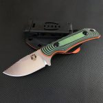 Liome Fixed Blade Knife G10 Grip Outdoor Adventure Hunting Tool - immagine 4