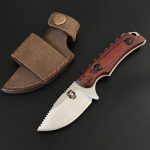 Liome Fixed Blade Knife with Wood Grip for Camping Hunting EDC – Bild 2