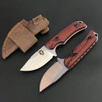 Liome Fixed Blade Knife with Wood Grip for Camping Hunting EDC – Bild 4