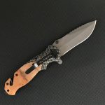 Liome X50 Steel Folding Knife with Wood Handle for Outdoor Survival - Image 8