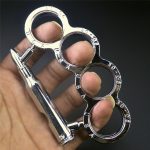 Versatile Four Finger Knuckle Duster Self-Defense Tool - Image 5
