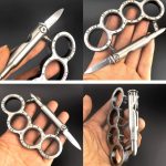 Versatile Four Finger Knuckle Duster Self-Defense Tool - Image 9
