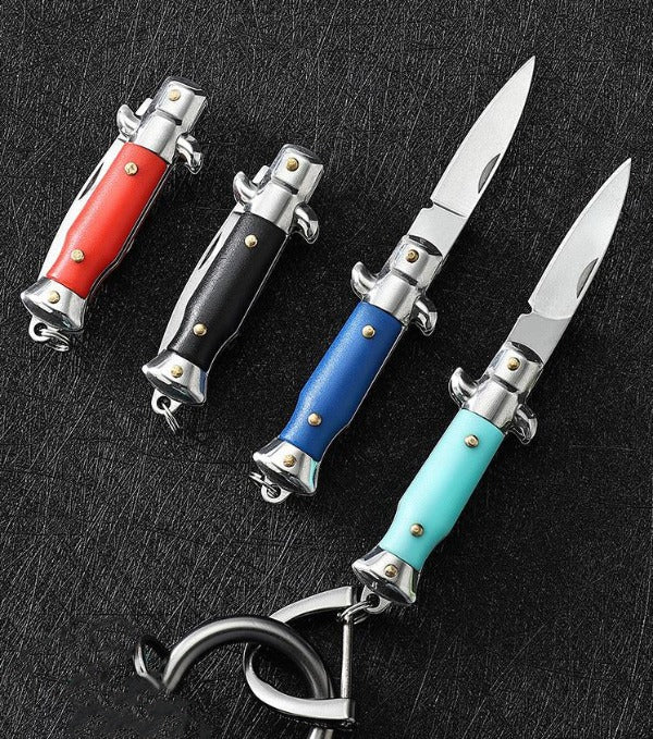 Keychain Folding Knife Mini Outdoor Defense Pocket EDC Tool - Image 4