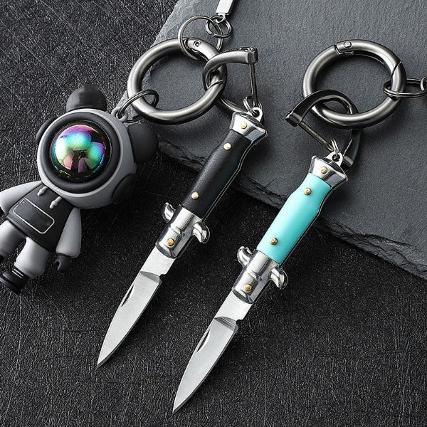 Keychain Folding Knife Mini Outdoor Defense Pocket EDC Tool - Image 1