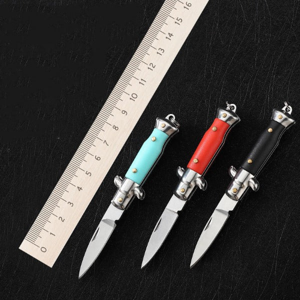 Keychain Folding Knife Mini Outdoor Defense Pocket EDC Tool - Image 9