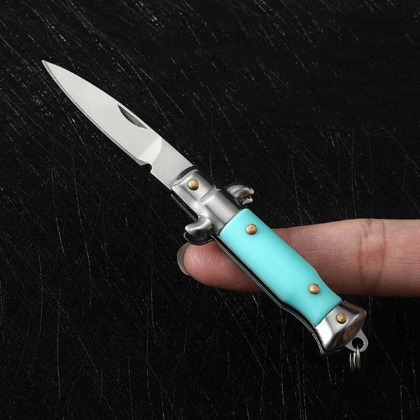 Keychain Folding Knife Mini Outdoor Defense Pocket EDC Tool - Image 11