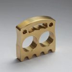 Small Brass Smiley Face Knuckle Duster for Self-Defense - Image 3
