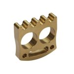 Small Brass Smiley Face Knuckle Duster for Self-Defense - Image 7