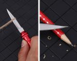 Mini Pocket Knife Survival EDC Tool with Keychain Design - Image 2