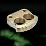 Dual Finger Solid Brass Knuckle Duster Protection Tool - Image 2