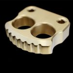 Dual Finger Solid Brass Knuckle Duster Protection Tool - Image 3