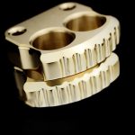 Dual Finger Solid Brass Knuckle Duster Protection Tool - Image 4