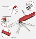 Folding Knife with Multi-tools Saw Scissors and Bottle Opener