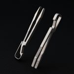 TC4 Titanium Pocket Tweezer Keychain - Image 2