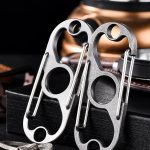 Titanium Function Carabiner Keychain