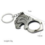 Self-Defense Tiger Head Knuckle Duster Keychain - Imagen 12