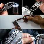 Titanium Tool Clip Multi-Tool with Precision Blade Knife