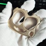 Brass Knuckle Duster Dual Finger Bottle Opener with Custom CNC Design