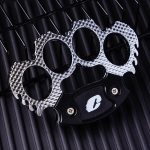 Outdoor Defense Tool with Zinc Alloy Knuckle Duster