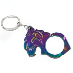 Self-Defense Tiger Head Knuckle Duster Keychain - Imagen 13
