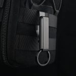 Black Steel Belt Clip EDC Keychain for Men - Image 14