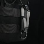 Black Steel Belt Clip EDC Keychain for Men - Image 15