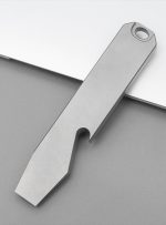 Titanium Multi-Purpose Pry Bar with Bottle Opener and EDC Fidget Tool - Image 9